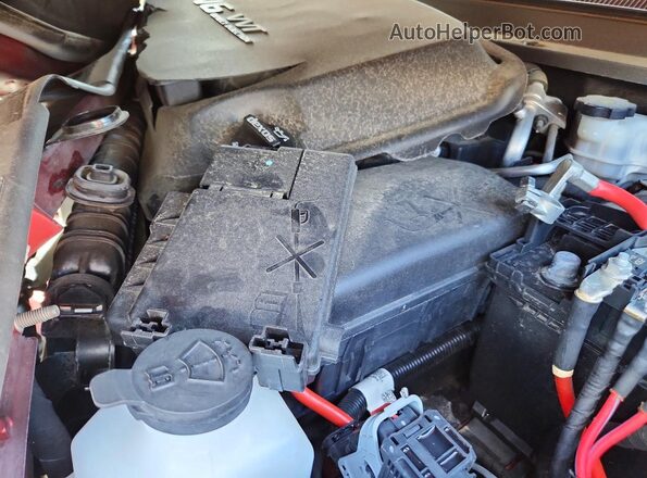 1GTG5CENXM1147836 2021 GMC CANYON Красный Вид задней части салона