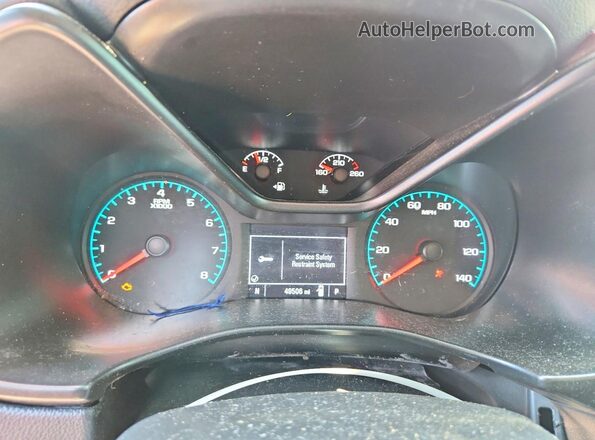 1GTG5CENXM1147836 2021 GMC CANYON Красный Вид щитка приборов