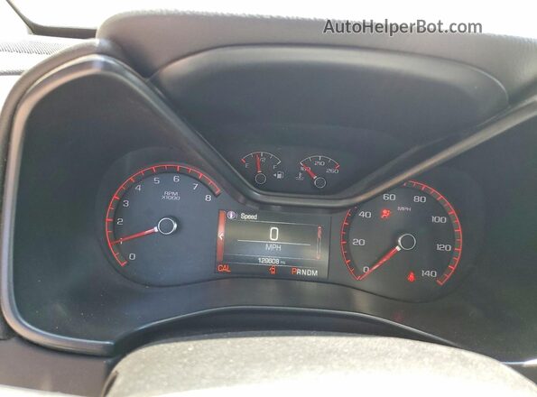 1GTG6CE33G1314554 2016 GMC CANYON Белый Вид щитка приборов