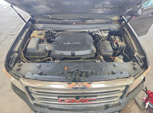1GTG6CE3XG1290558 2016 GMC CANYON Серый Вид задней части салона