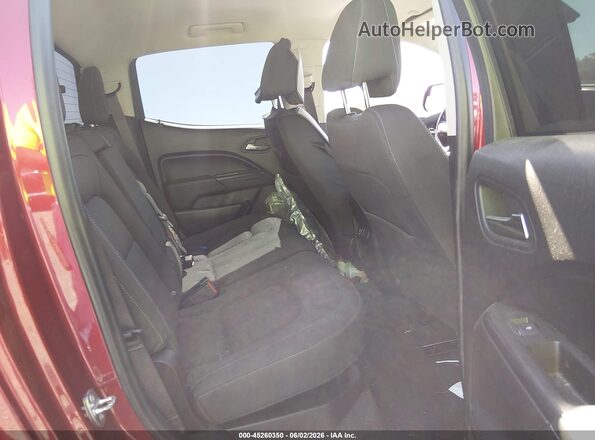 1GTG6CEN2K1128210 2019 GMC CANYON Maroon Vista de la etiqueta del VIN