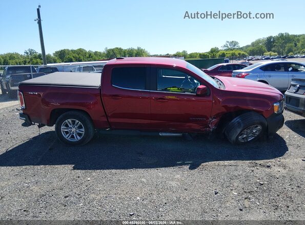 1GTG6CEN2K1128210 2019 GMC CANYON Maroon Vista interior trasera