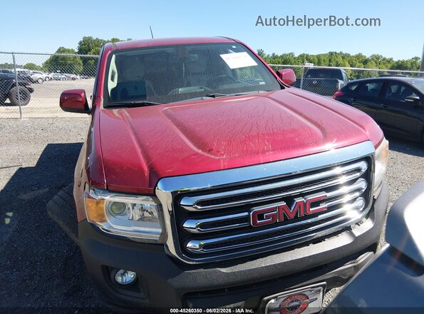 1GTG6CEN2K1128210 2019 GMC CANYON Maroon Vista del cuadro de instrumentos