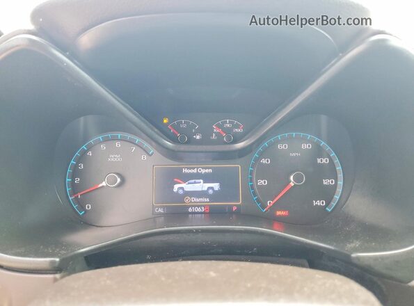 1GTG6CEN6L1119334 2020 GMC CANYON Blue Սարքավորումների վահանակի տեսք