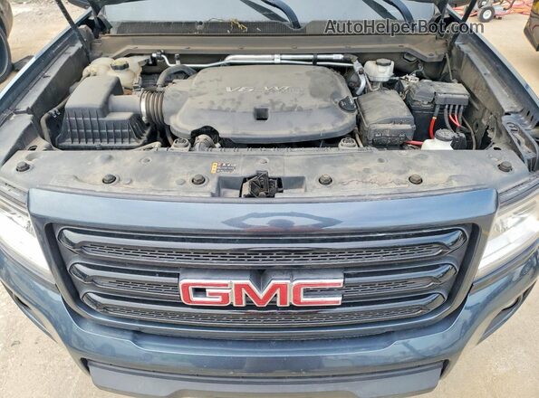 1GTG6CEN6L1119334 2020 GMC CANYON Blue Սալոնի հետևի տեսք