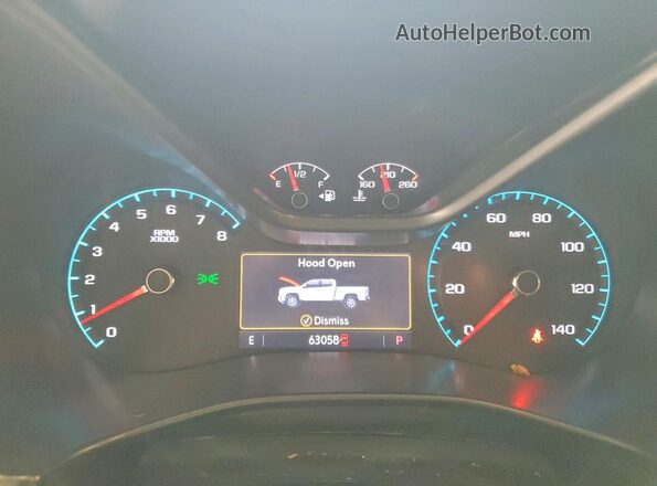 1GTG6CEN7K1327852 2019 GMC CANYON Black Instrument cluster view