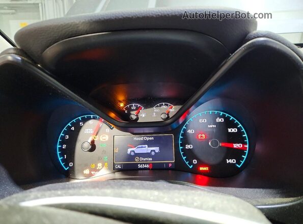 1GTG6FEN9M1150175 2021 GMC CANYON Gray Vista del cuadro de instrumentos