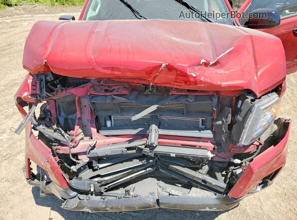1GTG6FENXM1150265 2021 GMC CANYON Red Widok wnętrza z tyłu