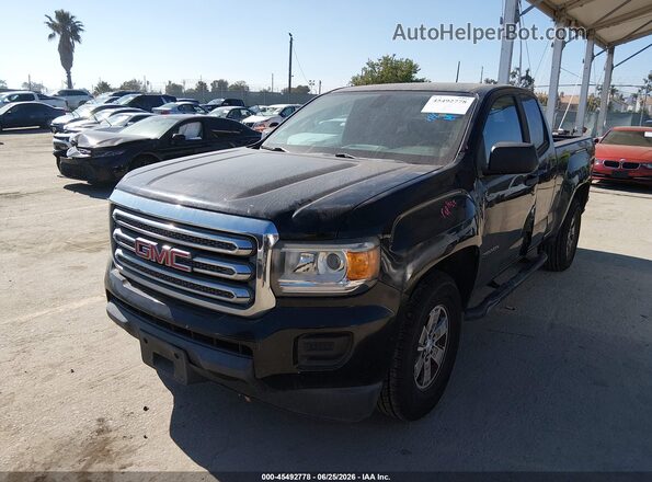 1GTH5BEAXJ1250956 2018 GMC CANYON Black Vista tres cuartos delantera izquierda