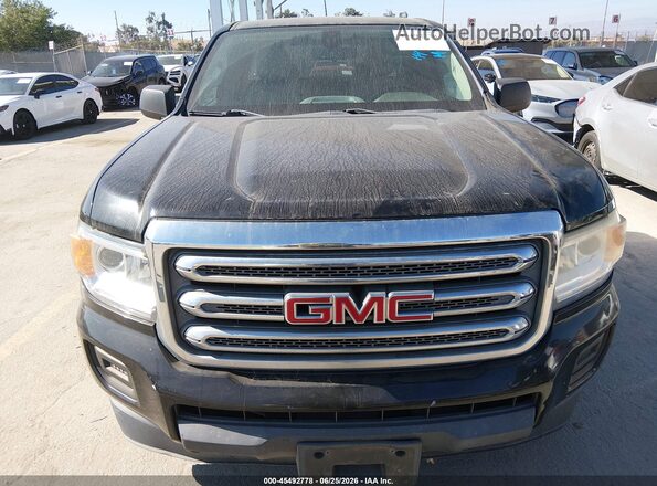 1GTH5BEAXJ1250956 2018 GMC CANYON Black Vista del cuadro de instrumentos