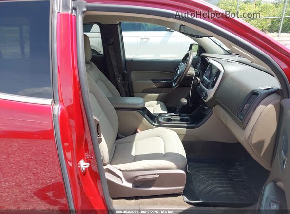 1GTH6CEN2H1295597 2017 GMC CANYON Maroon Front interior view