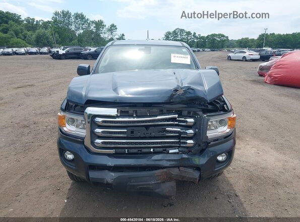 1GTH6CEN5K1261077 2019 GMC CANYON Gray Вид щитка приладів