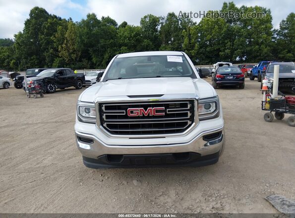 1GTN1LEC3JZ905045 2018 GMC SIERRA White Vista del cuadro de instrumentos