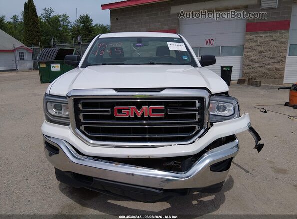1GTN1LEC7JZ900964 2018 GMC SIERRA White Вид щитка приладів