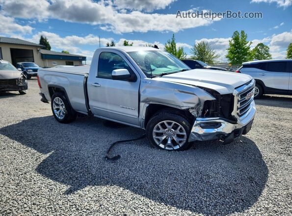 1GTN2MEC6HZ350430 2017 GMC SIERRA Серебряный Передняя правая четверть