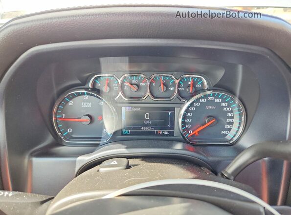 1GTN2MEC6HZ350430 2017 GMC SIERRA Серебряный Вид щитка приборов