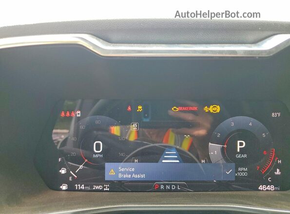 1GTP2BEK1S1208934 2025 GMC CANYON Серый Вид щитка приборов