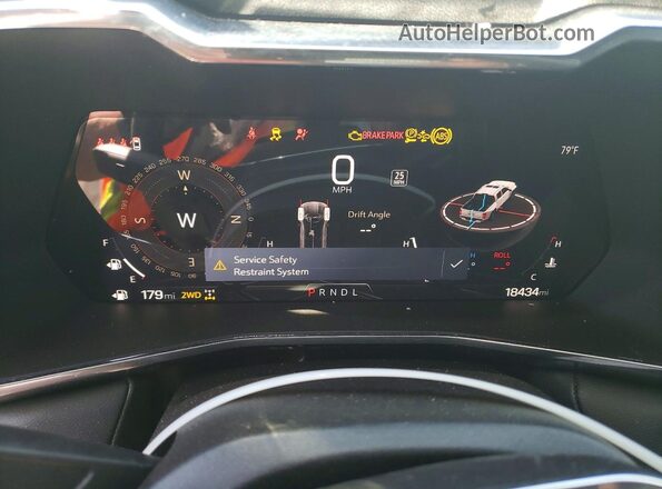 1GTP2BEK3S1144783 2025 GMC CANYON Белый Вид щитка приборов
