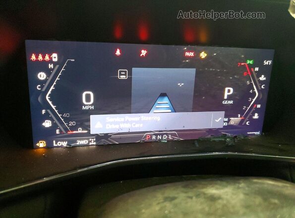 1GTP6BEKXR1237203 2024 GMC CANYON Gray Instrument cluster view