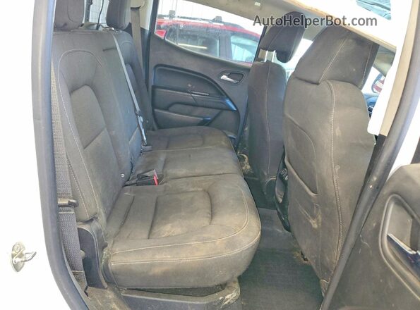 1GTP6CE10K1315023 2019 GMC CANYON White Rear seats view