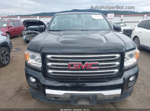 1GTP6CE14H1225169 2017 GMC CANYON Black Instrument cluster view