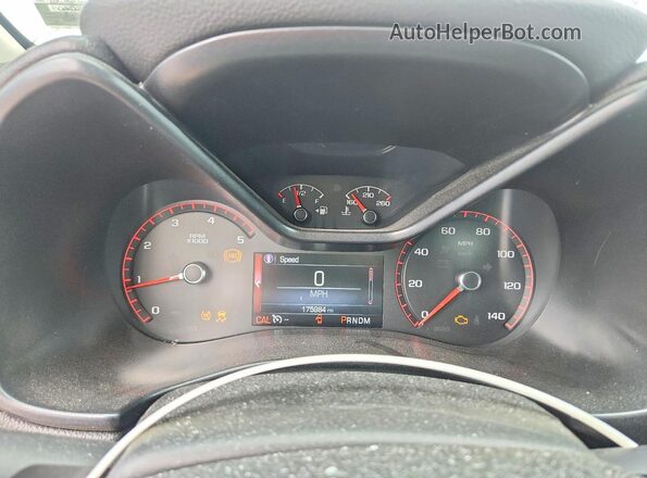 1GTP6CE16G1370681 2016 GMC CANYON White Instrument cluster view