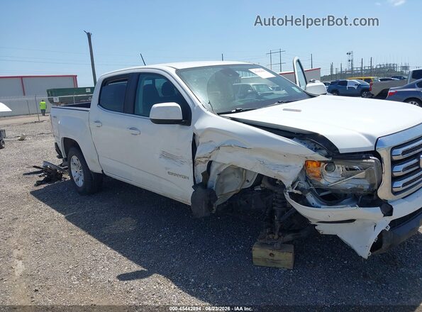 1GTP6CE16J1135785 2018 GMC CANYON White Vista frontal
