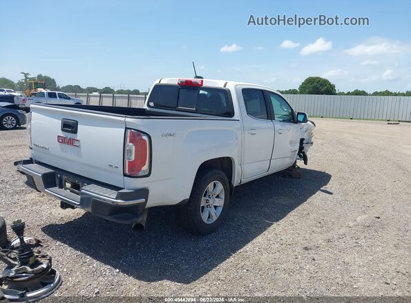 1GTP6CE16J1135785 2018 GMC CANYON White Trasero derecho