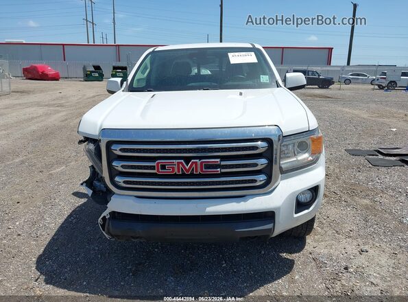 1GTP6CE16J1135785 2018 GMC CANYON White Vista interior trasera