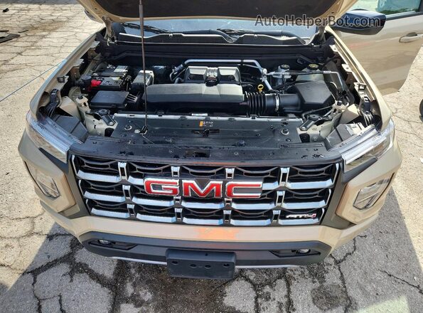 1GTP6DEK7P1143501 2023 GMC CANYON Tan უკანა სალონის ხედი