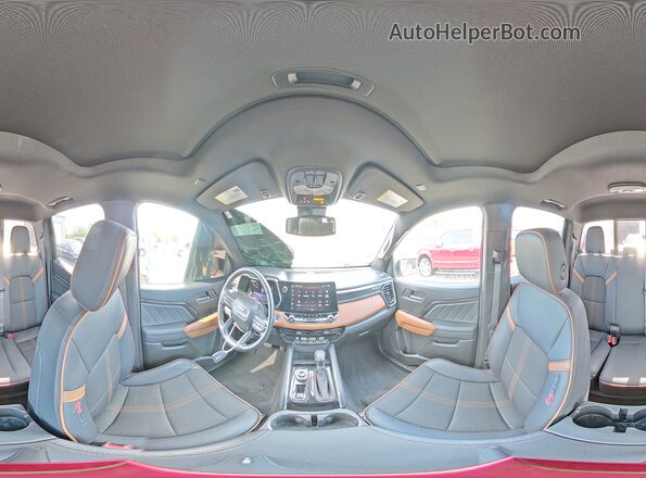 1GTP6DEK7P1143501 2023 GMC CANYON Tan VIN კოდის სტიკერის ხედი