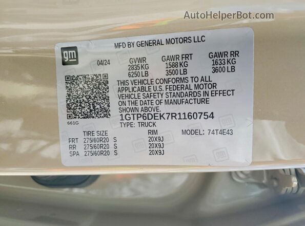 1GTP6DEK7R1160754 2024 GMC CANYON Tan 