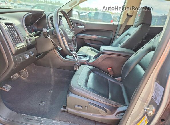 1GTP6FE17M1242673 2021 GMC CANYON Gray წინა სალონის ხედი