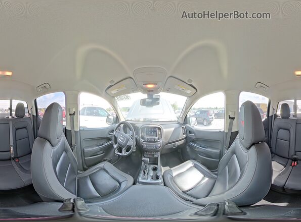 1GTP6FE17M1242673 2021 GMC CANYON Gray VIN კოდის სტიკერის ხედი