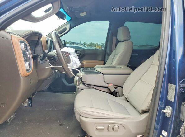 1GTP8BEK5KZ394364 2019 GMC SIERRA Blue წინა სალონის ხედი