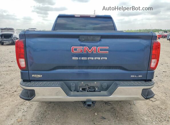 1GTP8BEK5KZ394364 2019 GMC SIERRA Blue უკანა ხედი