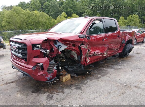 1GTP8CED7LZ291486 2020 GMC SIERRA Темно-бордовый Передняя левая четверть