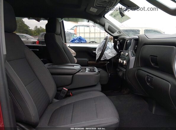 1GTP8CED7LZ291486 2020 GMC SIERRA Темно-бордовый Вид салона спереди