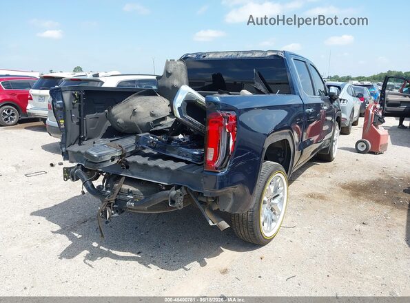 1GTP8DED4MZ418122 2021 GMC SIERRA Синий Задняя правая четверть