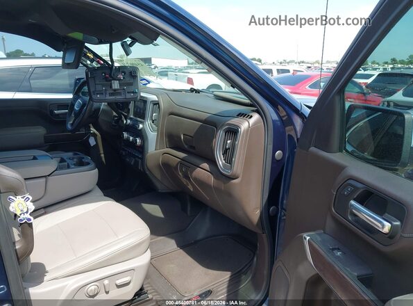 1GTP8DED4MZ418122 2021 GMC SIERRA Синий Вид салона спереди