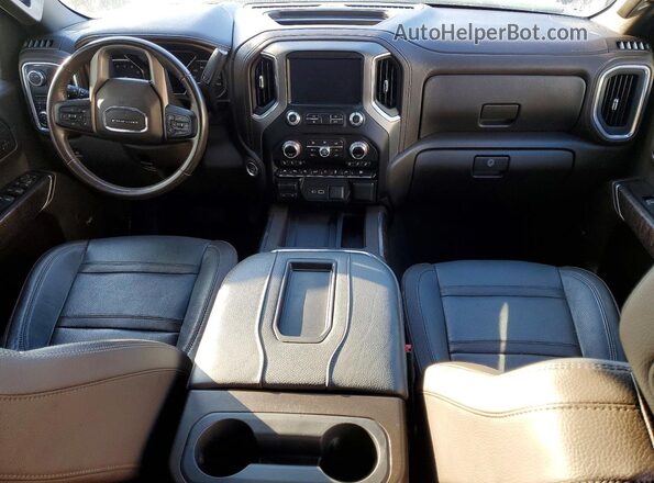 1GTP8FEDXNZ117805 2022 GMC SIERRA Белый Вид панели приборов