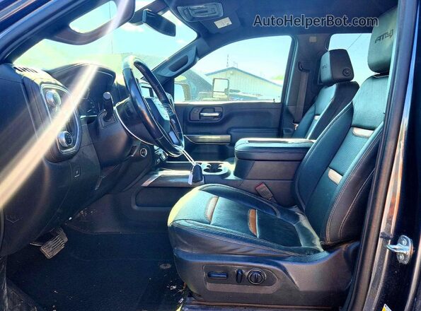 1GTP9EED2MZ363110 2021 GMC SIERRA Blue Вид салону спереду