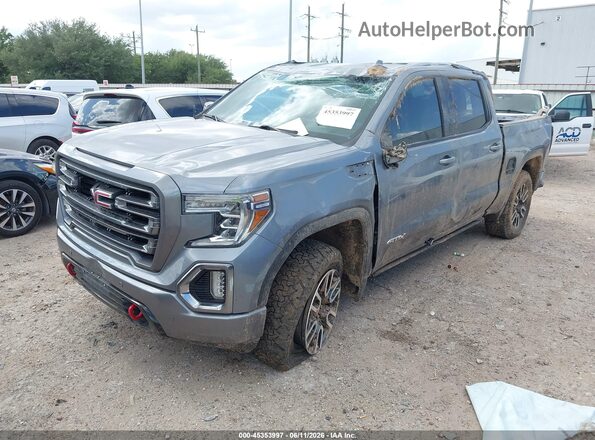 1GTP9EEL0KZ214344 2019 GMC SIERRA Серый Передняя левая четверть