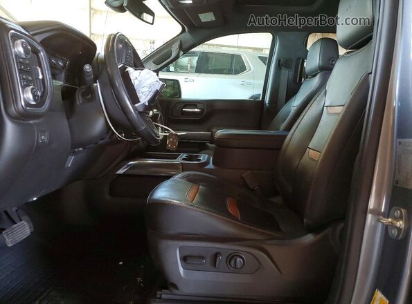 1GTP9EEL7KZ172240 2019 GMC SIERRA Gray Вид салону спереду