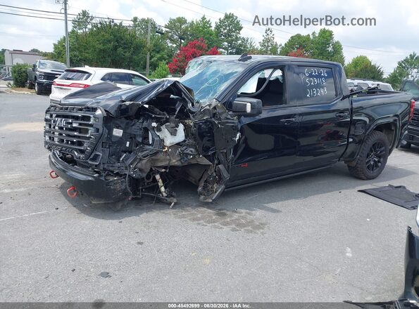 1GTP9EEL7MZ213243 2021 GMC SIERRA Черный Передняя левая четверть