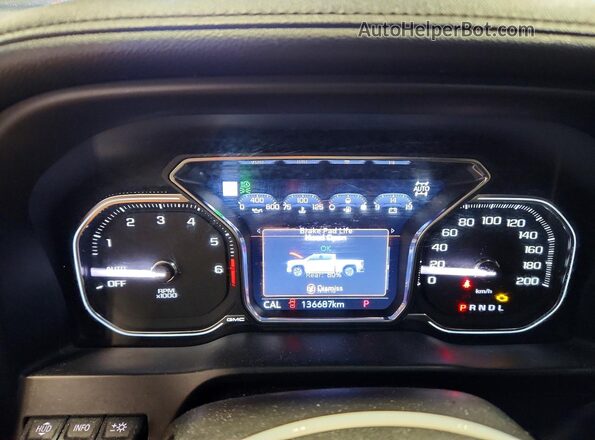 1GTP9EEL7MZ245397 2021 GMC SIERRA Black Instrument cluster view