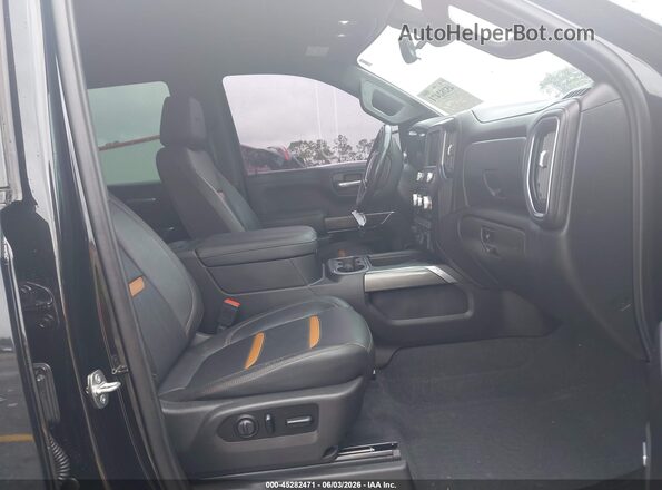 1GTP9EEL8MZ285844 2021 GMC SIERRA Черный Вид салона спереди