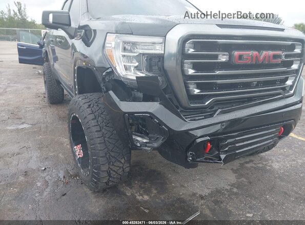 1GTP9EEL8MZ285844 2021 GMC SIERRA Черный Вид спереди