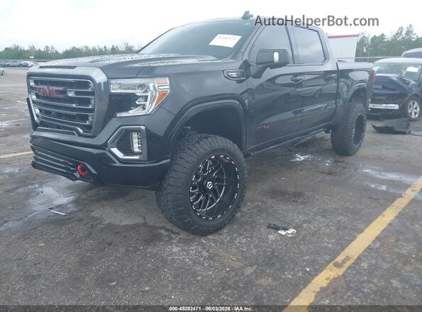 1GTP9EEL8MZ285844 2021 GMC SIERRA Черный Передняя левая четверть