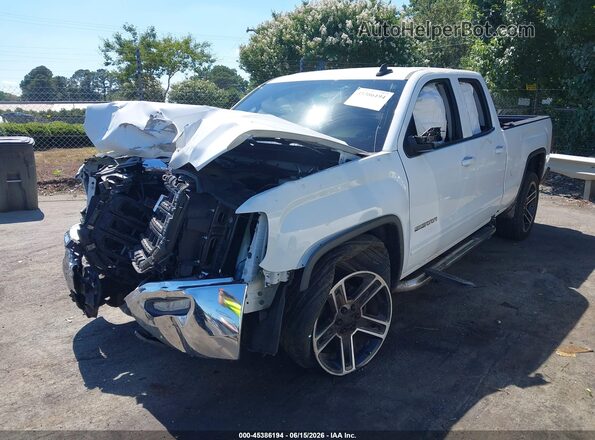 1GTR1MEC2JZ165253 2018 GMC SIERRA White Առջևի ձախ երեք քառորդ տեսարան
